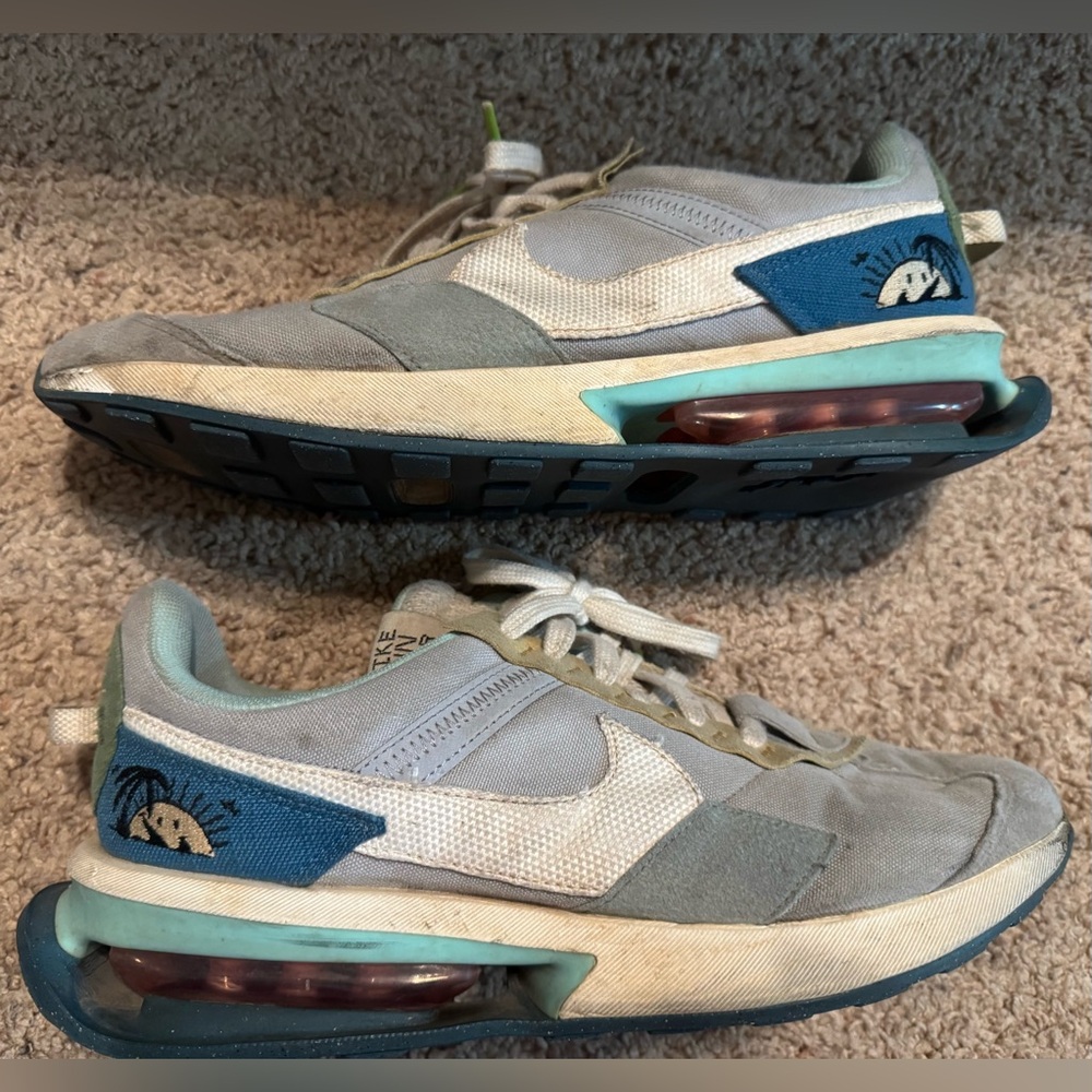 Nike Air Max Low Pre-Day SE Sun Club Wolf Grey Rift Blue Sneaker Men’s Size 11.5 - Picture 2 of 9